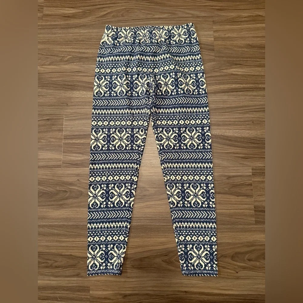 Polo by Ralph Lauren Kids Leggings - Navy and Cream size XL